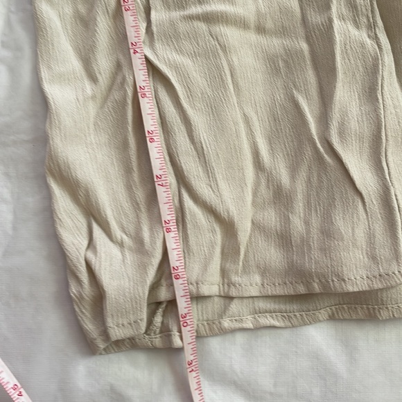 Rewash Tiered Wide Leg Pants in Off White Size-Large NWT - Picture 11 of 11